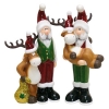 Weihnachtsfiguren und Teelichter