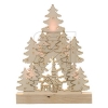 LED Holzleuchter Tannenbaum 10flammig