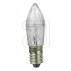 Ersatzbirne Topkerzen geriffelt E10 14Volt/3Watt
