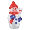 LED Acryl Schneemann H�he 38 cm stehend