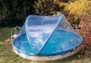 Poolabdeckung Cabriodome f�r Ovalbecken 320cm x 600cm