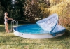 Poolabdeckung Cabriodome fr Ovalbecken 300cm x 700cm