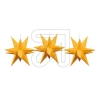 Marienberger Adventssterne-Set 15cm gold