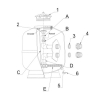 Astral Filter Behlterverschraubung mit O-Ring 2