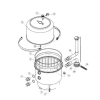 Dapra-Niro-Kessel nur 620mm Filter-Schlitzr�hrchen 220mm
