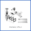 Satz Schrauben WP 62 fr Waterpik und Hayward Miniskimmer