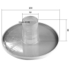 MTS Skimmer Bodenreinigeranschlussplatte