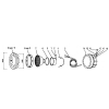 MTS Scheinwerfer gro Ersatzlampe 12 Volt 300 W ca. 180mm Durchm