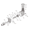 Speck Bronze Pumpe 7-30m/h Leitschaufel-Einsatz - Diffuser